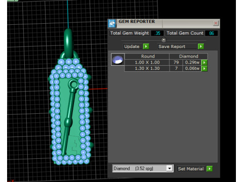 Key of Fortune 吊坠 3D 可打印珠宝模型 3D 打印模型