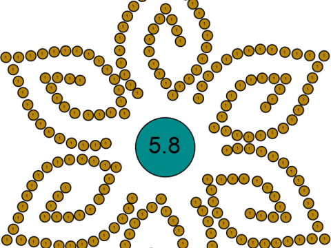 优雅的钻石花瓣吊坠 3D 打印模型