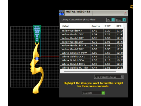 Абстрактная подвеска на женское лицо 3D модель ювелирных изделий для печати 3D Принт Модель