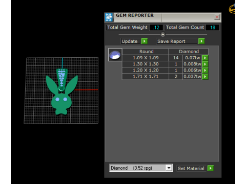 Colgante de silueta de conejito Lindo modelo de joyería imprimible en 3D Modelo de impresión 3D