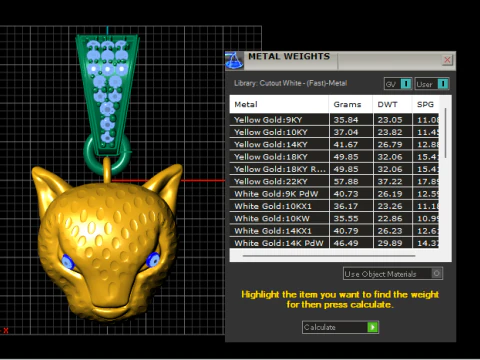 Leopard Head Pendant 3D Printable Jewelry 3D Print Model