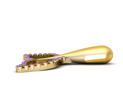 鲸尾轮廓吊坠钻石边框 3D 可打印珠宝模型 3D 打印模型