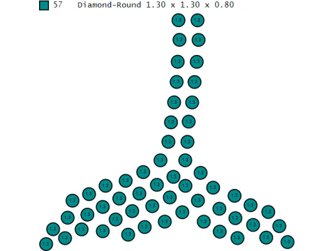 Кулон &laquo;Хвост кита&raquo; Full Pav 3D-модель ювелирного изделия для печати 3D Принт Модель