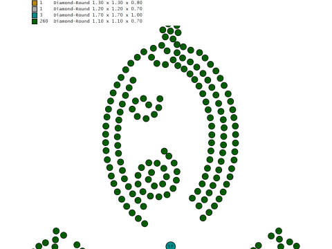 Lüks Spiral Kolye Küpe Seti Pırlanta 3D Yazdırılabilir Takı Modeli 3D Baskı Modeli