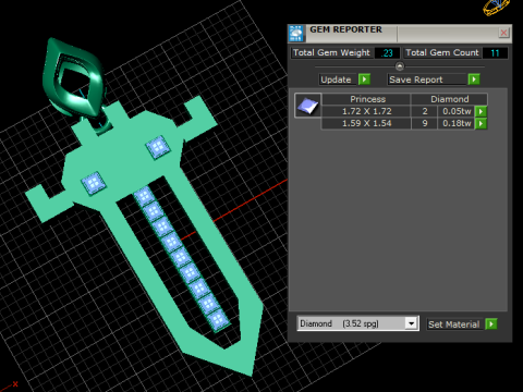Kraliyet Kılıç Kolye 3D Yazdırılabilir Takı Modeli 3D Baskı Modeli