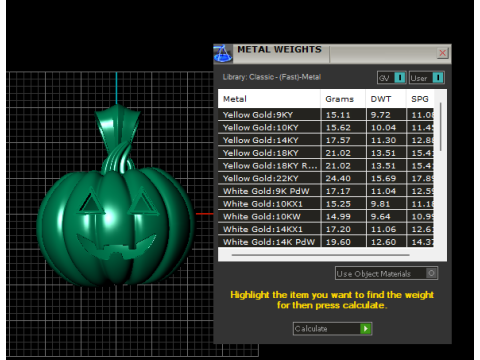 Modelo de joias de Halloween para impressão em 3D com pingente de abóbora clássico Modelo de Impressão 3D