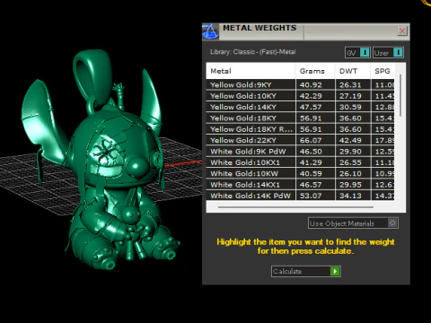 Stitched Warrior Bunny Pendant 3D Printable Jewelry Model 3D Print Model