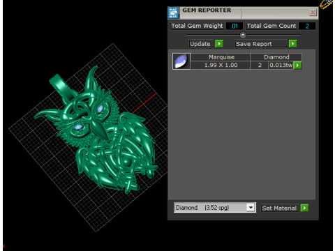 Celtic Baykuş Kolye Yüksek Detaylı 3D Yazdırılabilir Takı Modeli 3D Baskı Modeli
