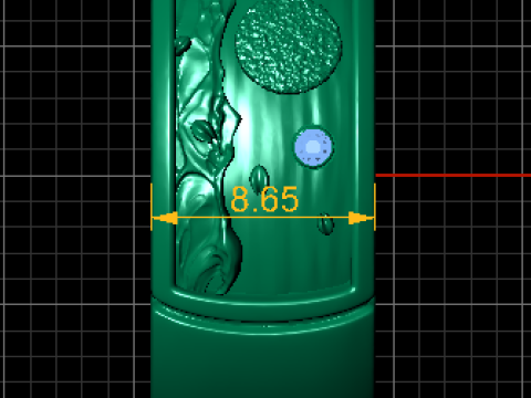 Golden Harmony Sculpted Ring 3d Printable Model 3D Print Model