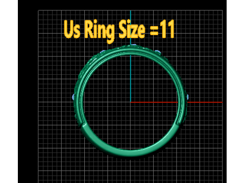 Golden Harmony Sculpted Ring 3d Printable Model 3D Print Model