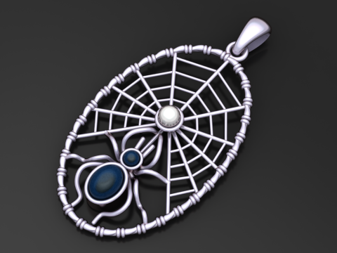 金色网状拥抱吊坠 3D 可打印模型 3D 打印模型