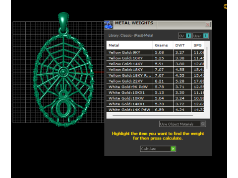 金色网状拥抱吊坠 3D 可打印模型 3D 打印模型