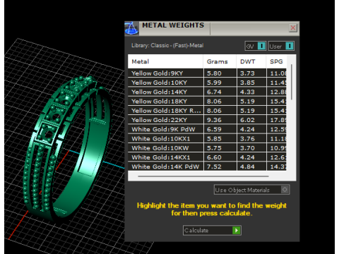 Regal Boncuklu Pırlanta Bant 3d Yazdırılabilir Model 3D Baskı Modeli