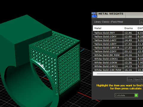 Architectural Cube Luxe Ring 3d printable model 3D Print Model