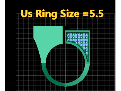 Architectural Cube Luxe Ring 3D-druckbares Modell 3D Druckmodell