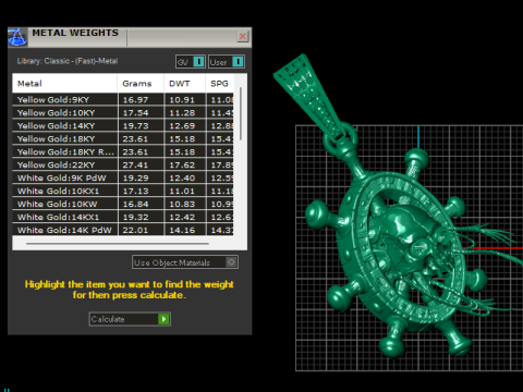 Тривимірна ювелірна модель ювелірного виробу з квітковим фантазійним грибом 3D Принт Модель