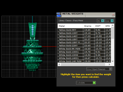 Luxury Spiral Cage Diamond Pendant 3D Printable Jewelry Model 3D Print Model