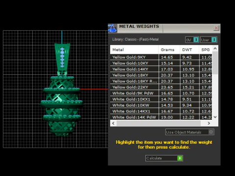 Luxury Spiral Cage Diamond Pendant 3D Printable Jewelry Model 3D Print Model