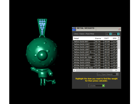 Cute Puffy Ball Character Pendant Diamond Bail 3D Printable Jewelry 3D Print Model