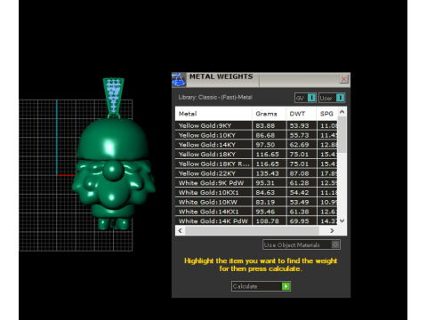 Mini Santa Gnome Pendant Cute Christmas Jewelry 3D Print Model