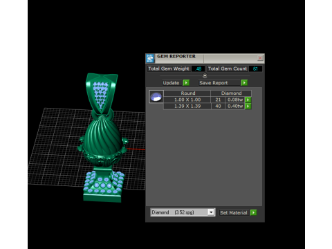 Imperial Royal Crown Egg Pendant Luxury Diamond-Encrusted Jewelry STL 3D Print Model