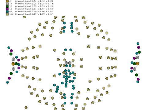 Voxel Gift Box Pendant Pixel Diamond Present Jewelry STL 3D Print Model