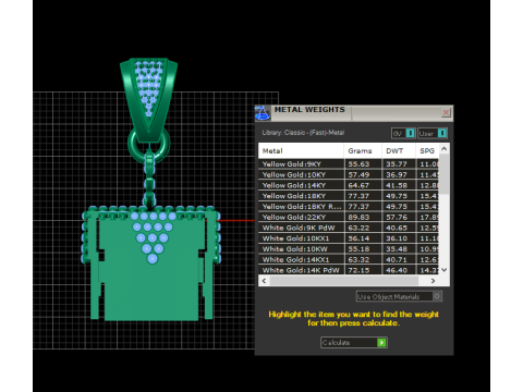 Voxel Gift Box Pendant Pixel Diamond Present Jewelry STL 3D Print Model