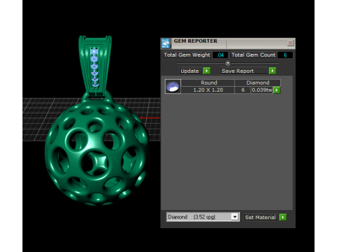 GeoSphere Orb Kolye İçi Boş Çok Delikli Lüks Takı STL 3D Baskı Modeli