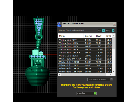 Golden Gondola Boat Pendant Luxury Nautical Jewelry STL 3D Print Model