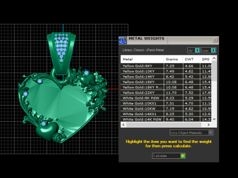 Eternal Bloom Heart Pendant Floral Luxury Romance Jewelry STL 3D Print Model