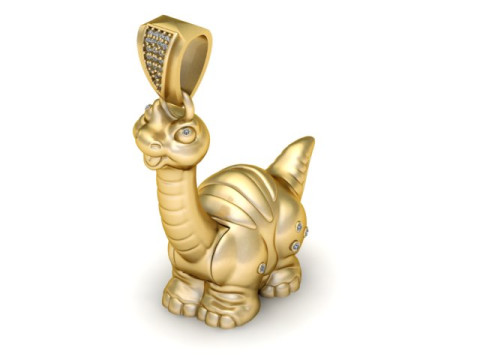 로얄 낙타 펜던트 사치 3D 금 주얼리 모델 인쇄 가능 3D 프린트 모델