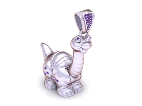 로얄 낙타 펜던트 사치 3D 금 주얼리 모델 인쇄 가능 3D 프린트 모델