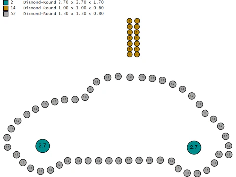 Golden Retro Car Pendant Luxury Vehicle Jewelry STL-OBJ 3D Print Model