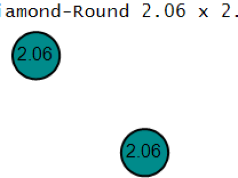 황금 삼중 보석 생물 펜던트 3D 프린트 모델