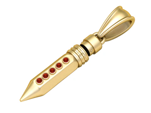 골든 에너지 스파이크 펜던트 3D 프린트 모델