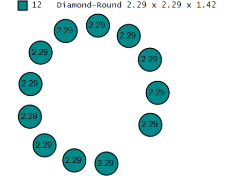 Q 首字母吊坠黄金字母吊坠配红宝石 3D 打印模型