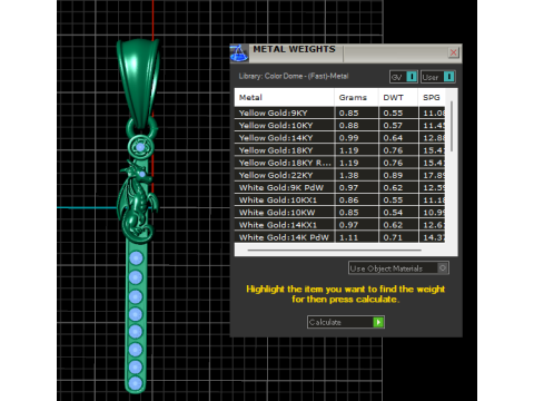 龙红宝石吊坠黄金版 3D 打印模型