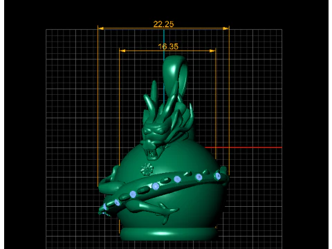 Guardian Dragon Egg Pendant 3D Printable Model 3D Print Model