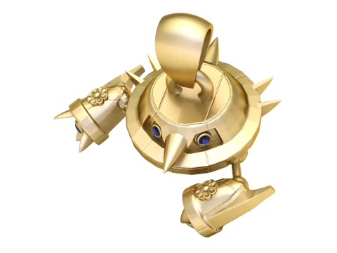 Battle Mech Bot Pendant 3D Printable Model 3D Print Model