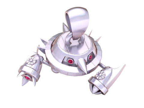 Кулон Battle Mech Bot 3D Модель для печати 3D Принт Модель