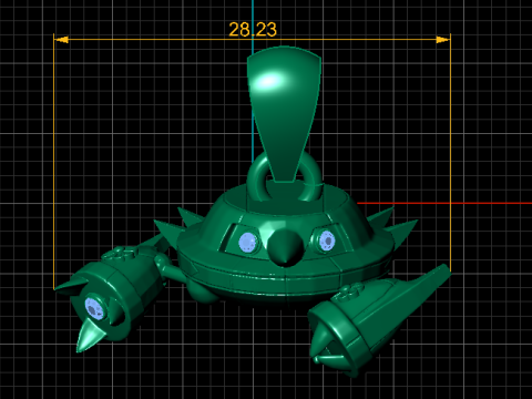Кулон Battle Mech Bot 3D Модель для печати 3D Принт Модель