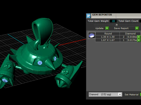 Battle Mech Bot Pendant 3D Printable Model 3D Print Model