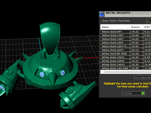 Battle Mech Bot Pendant 3D Printable Model 3D Print Model