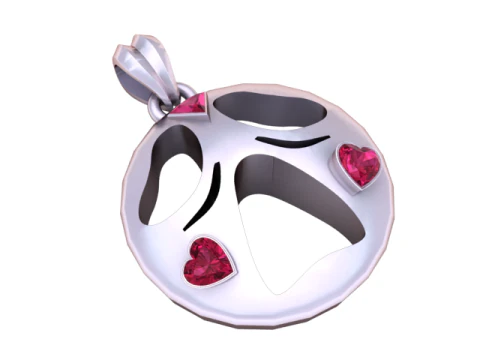 Heart Spirit Pendant 3D Printable Model 3D Print Model