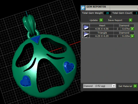 Heart Spirit Pendant 3D Printable Model 3D Print Model