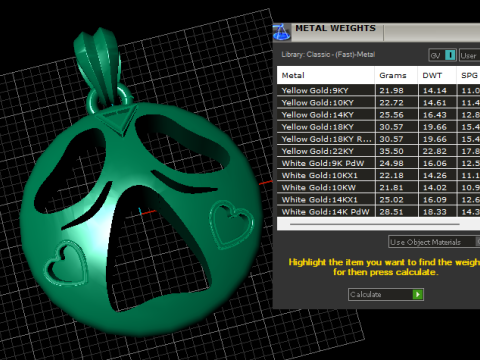 Кулон «Сердечный дух» 3D модель для печати 3D Принт Модель