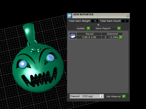 Mischief Demon Face Pendant 3D Printable Model 3D Print Model