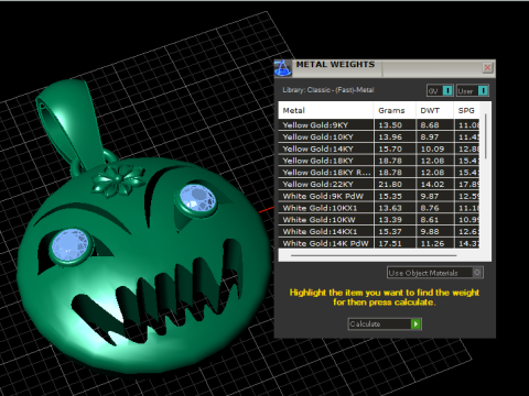Model Cetak 3D Liontin Wajah Setan Mischief Model Cetak 3D