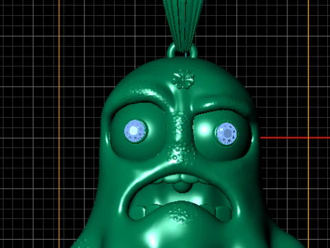 Haunted Ghost Character Pendant 3D Printable Jewelry Model 3D Print Model