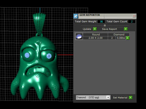 Haunted Ghost Character Pendant 3D Printable Jewelry Model 3D Print Model
